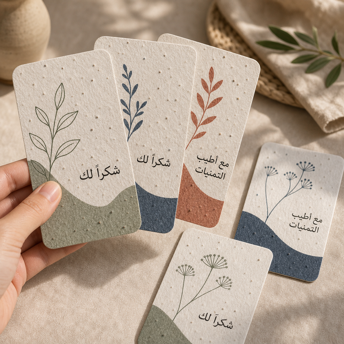 Soy-Ink Plantable Seed Paper Cards